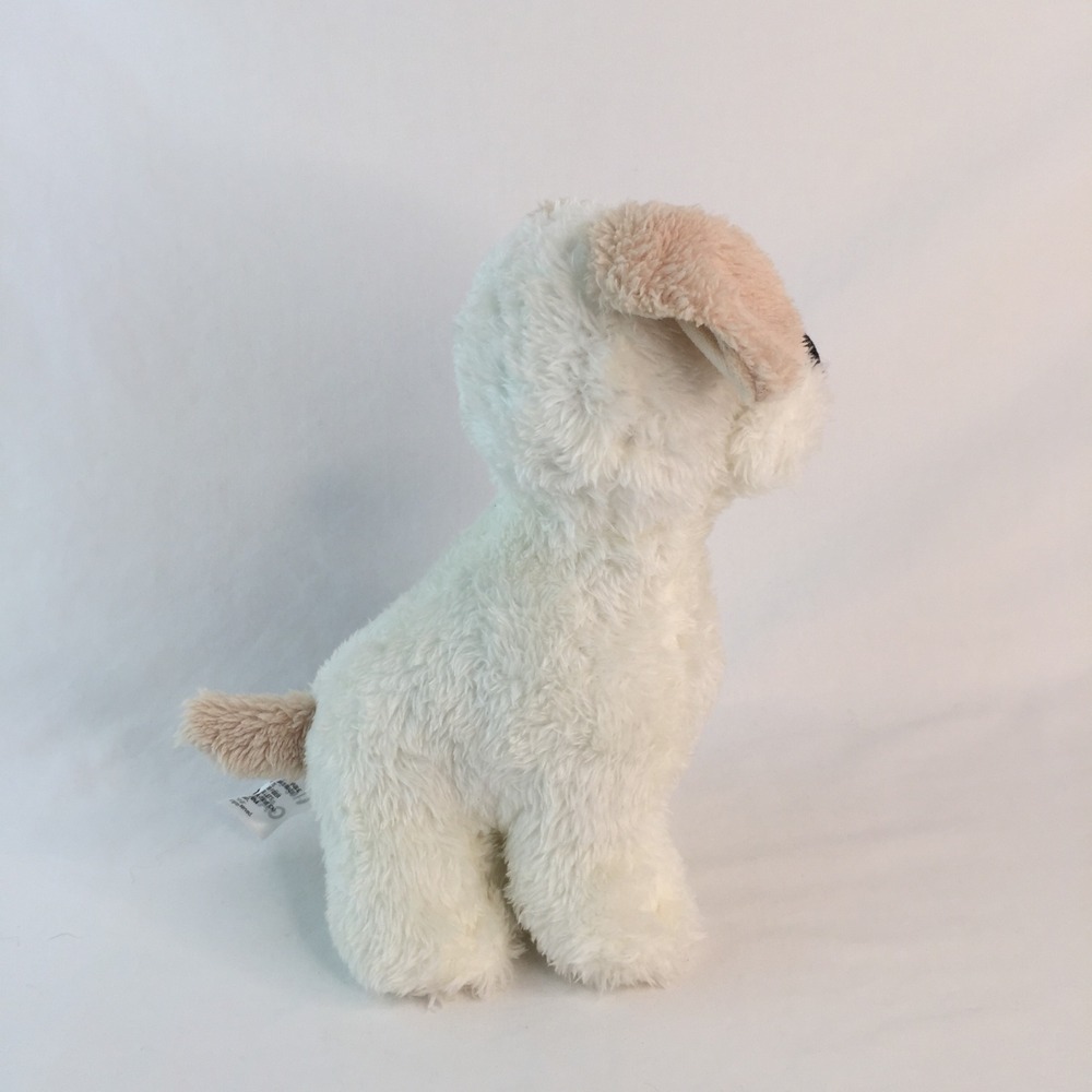 GANZ Ralph Dog Plush 9in White Tan Shaggy Puppy Stuffed Animal Toy H12510 - Picture 4 of 8